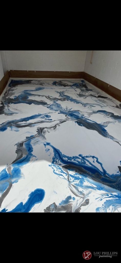 Cell Pic Epoxy Metallic | Tampa | Residential Flooring
